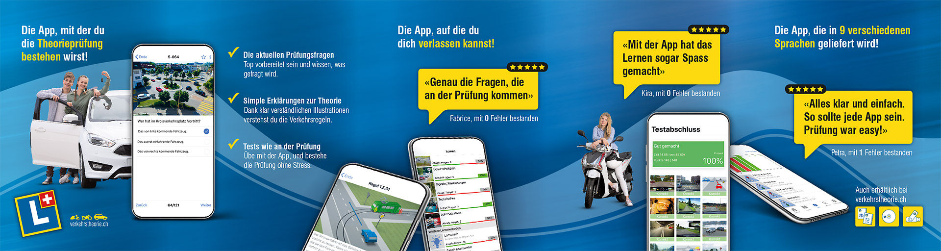 App Auto Theorie Verkehrstheorie Ch